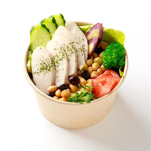 D.自家製鶏ハムとビーンズのサラダボウル
