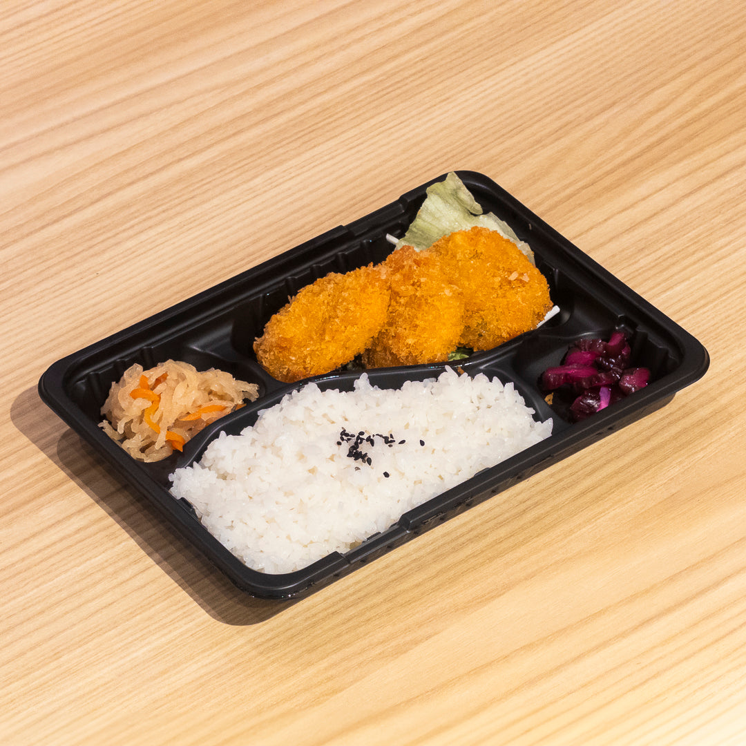 B.あじなめろうフライ弁当