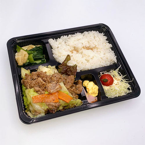 A.キャベツと牛肉のオイスターソース炒め弁当