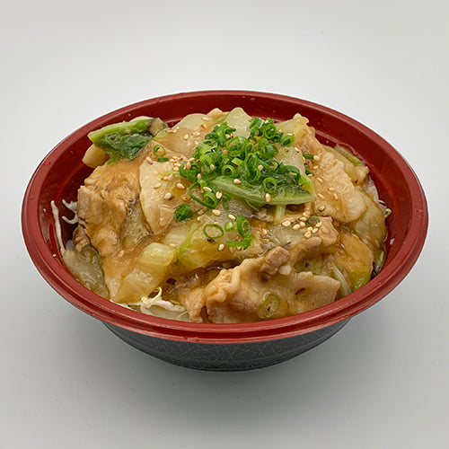 C.豚バラと白菜のあんかけ丼